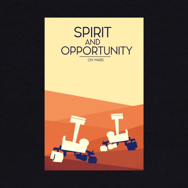 Spirit And Opportunity on Mars by nickemporium1